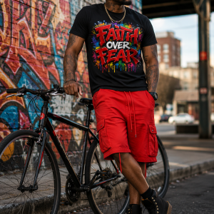 Faith Over Fear Graphic T-Shirt