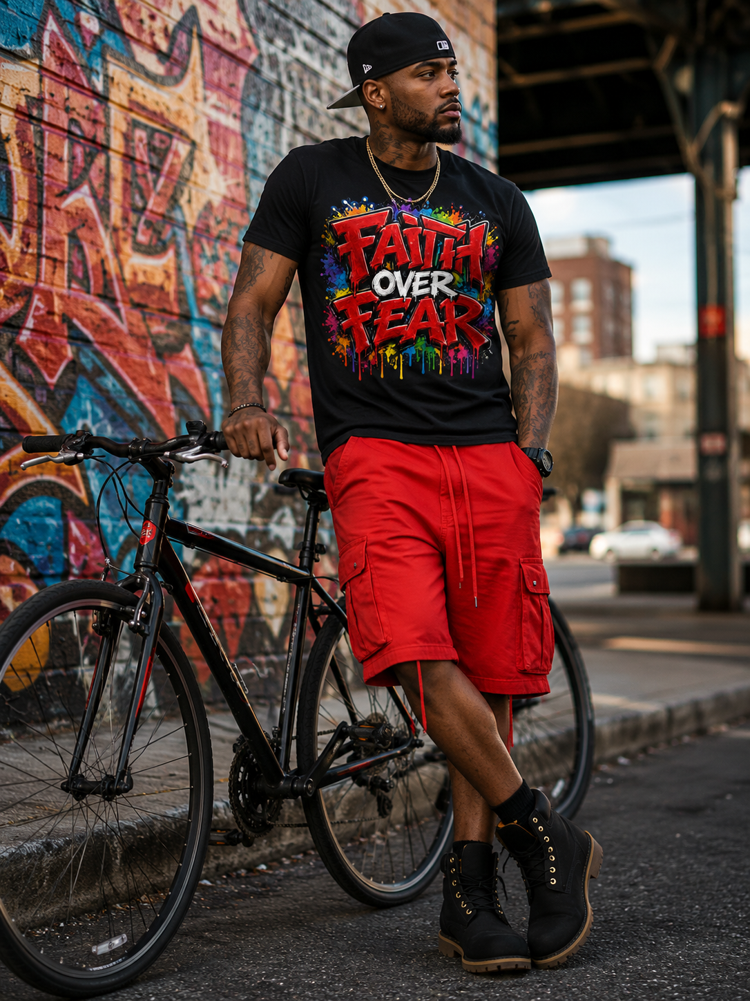 Faith Over Fear Graphic T-Shirt