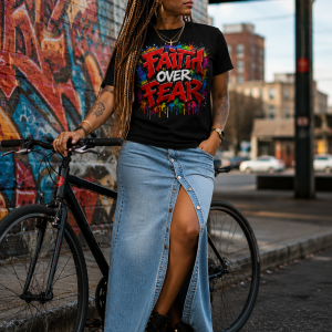 FAITH OVER FEAR LADY