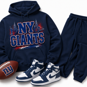 NY GIANTS 2 PC HOODIE AND SWEAT PANTS