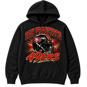 SAN FRANCISCO 49ers HOODIE ( larger sizes reach out for pricing)