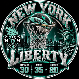 NEW YORK LIBERTY 3 PC SET * SNEAKERS ARE NOT INCL*